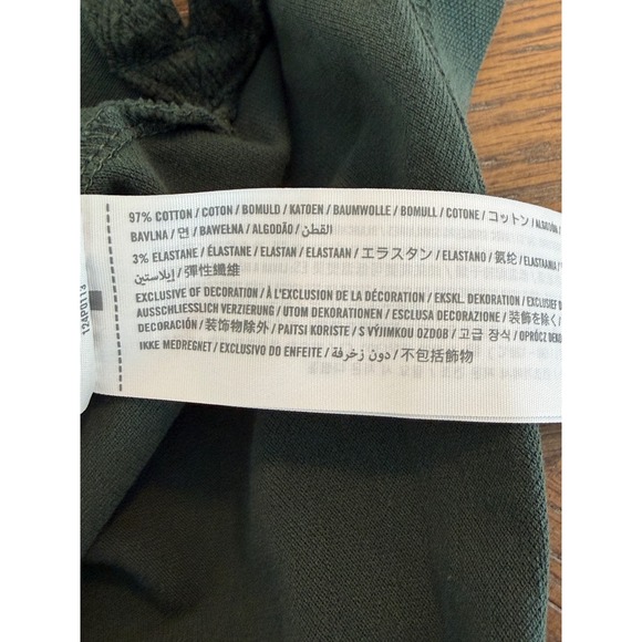 Abercrombie & Fitch Y2K Mens Long Sleeve Green Polo Shirt XL Embroidered Logo - Picture 8 of 8